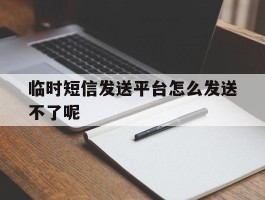 临时短信发送平台怎么发送不了呢