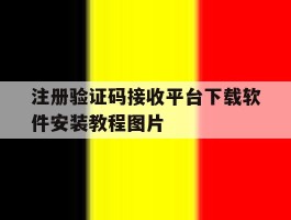 关于注册验证码接收平台下载软件安装教程图片的信息