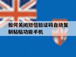 如何关闭短信验证码自动复制粘贴功能手机的简单介绍