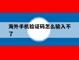 海外手机验证码怎么输入不了