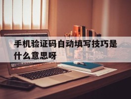 关于手机验证码自动填写技巧是什么意思呀的信息