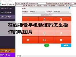 在线接受手机验证码怎么操作的呢图片的简单介绍