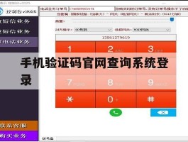 手机验证码官网查询系统登录