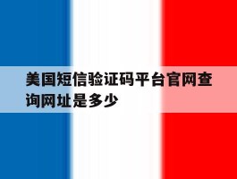 美国短信验证码平台官网查询网址是多少的简单介绍