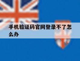 手机验证码官网登录不了怎么办