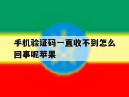 手机验证码一直收不到怎么回事呢苹果