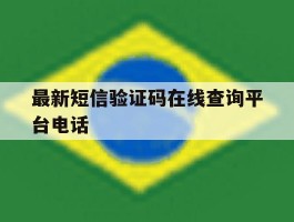 最新短信验证码在线查询平台电话