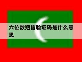 六位数短信验证码是什么意思