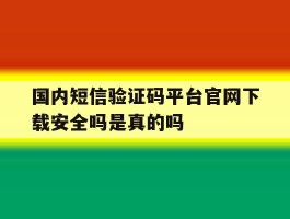 国内短信验证码平台官网下载安全吗是真的吗的简单介绍