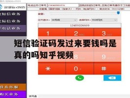 短信验证码发过来要钱吗是真的吗知乎视频的简单介绍