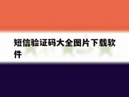 短信验证码大全图片下载软件