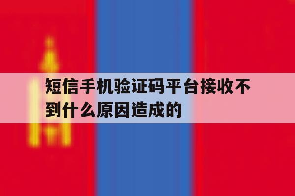短信手机验证码平台接收不到什么原因造成的 短信手机验证码平台接收不到什么原因造成的