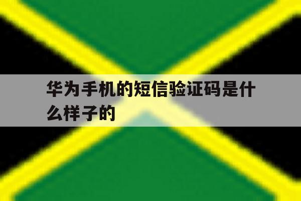 华为手机的短信验证码是什么样子的 华为手机的短信验证码是什么样子的