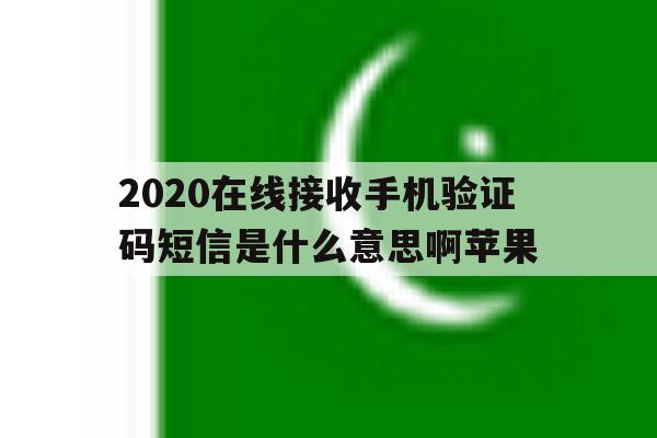 2020在线接收手机验证码短信是什么意思啊苹果的简单介绍 2020在线接收手机验证码短信是什么意思啊苹果的简单介绍