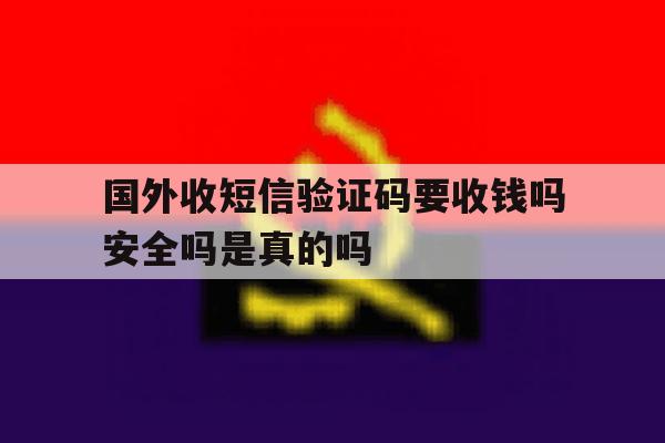 国外收短信验证码要收钱吗安全吗是真的吗 国外收短信验证码要收钱吗安全吗是真的吗