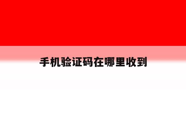 手机验证码在哪里收到 手机验证码在哪里收到