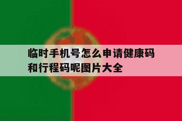 包含临时手机号怎么申请健康码和行程码呢图片大全的词条 包含临时手机号怎么申请健康码和行程码呢图片大全的词条