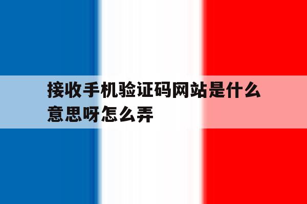 接收手机验证码网站是什么意思呀怎么弄 接收手机验证码网站是什么意思呀怎么弄