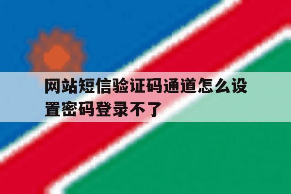 关于网站短信验证码通道怎么设置密码登录不了的信息
