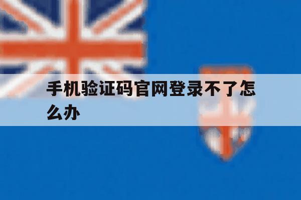 手机验证码官网登录不了怎么办 手机验证码官网登录不了怎么办