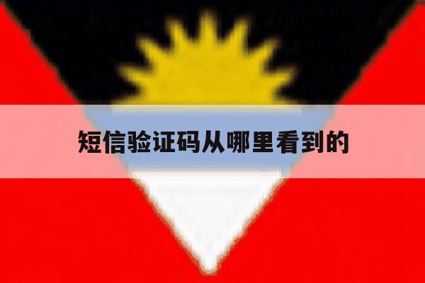 短信验证码从哪里看到的 短信验证码从哪里看到的