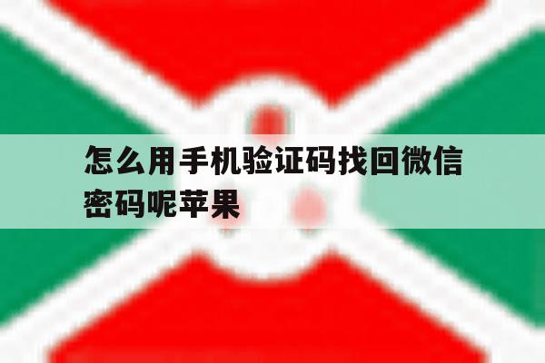 怎么用手机验证码找回微信密码呢苹果的简单介绍 怎么用手机验证码找回微信密码呢苹果的简单介绍