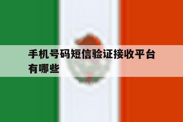 手机号码短信验证接收平台有哪些 手机号码短信验证接收平台有哪些