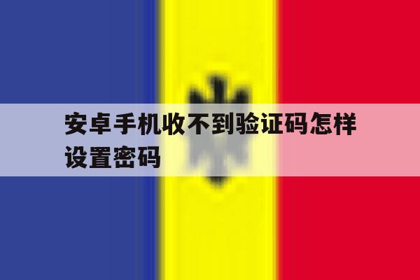 安卓手机收不到验证码怎样设置密码 安卓手机收不到验证码怎样设置密码