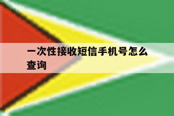 一次性接收短信手机号怎么查询 一次性接收短信手机号怎么查询