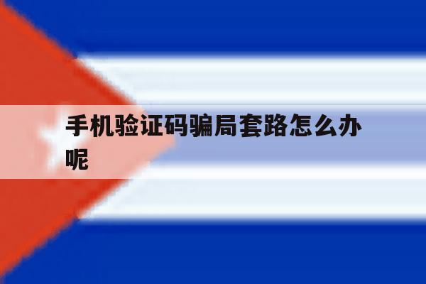 手机验证码骗局套路怎么办呢 手机验证码骗局套路怎么办呢