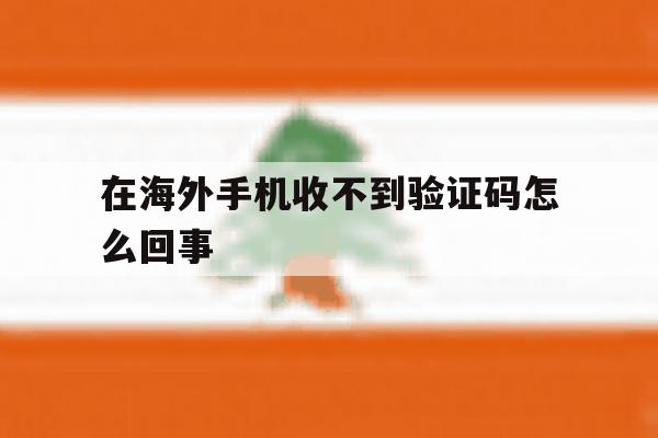 在海外手机收不到验证码怎么回事 在海外手机收不到验证码怎么回事