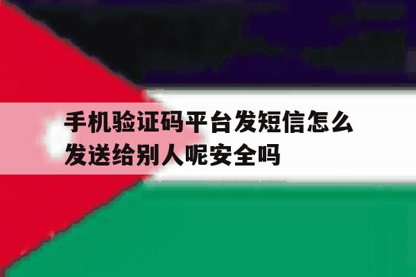 手机验证码平台发短信怎么发送给别人呢安全吗的简单介绍 手机验证码平台发短信怎么发送给别人呢安全吗的简单介绍