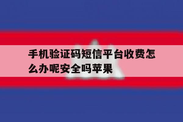 关于手机验证码短信平台收费怎么办呢安全吗苹果的信息 关于手机验证码短信平台收费怎么办呢安全吗苹果的信息