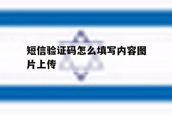 短信验证码怎么填写内容图片上传 短信验证码怎么填写内容图片上传