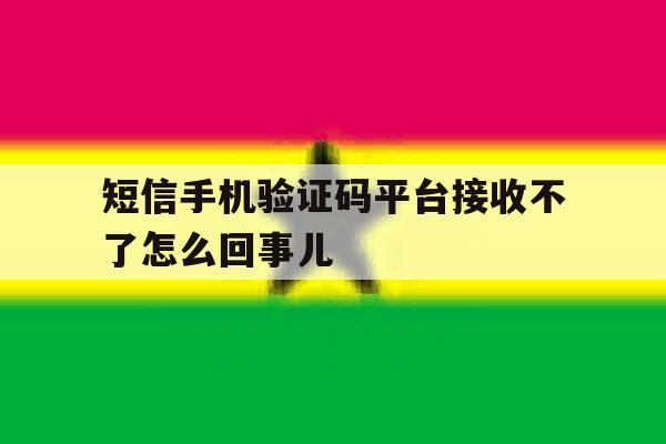 关于短信手机验证码平台接收不了怎么回事儿的信息 关于短信手机验证码平台接收不了怎么回事儿的信息