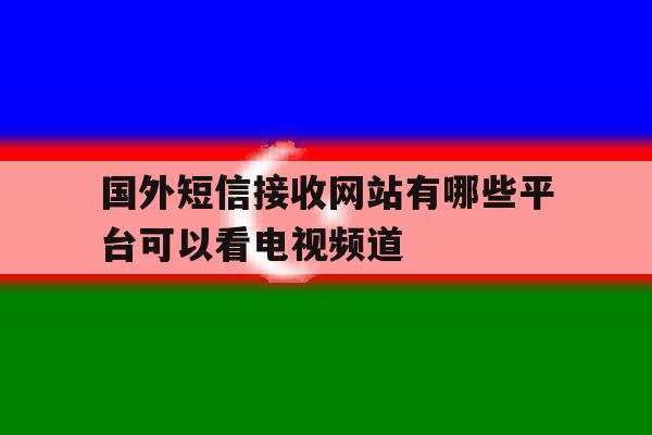 国外短信接收网站有哪些平台可以看电视频道 国外短信接收网站有哪些平台可以看电视频道