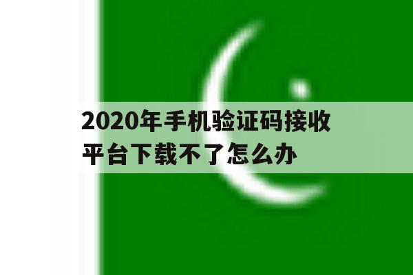 2020年手机验证码接收平台下载不了怎么办 2020年手机验证码接收平台下载不了怎么办