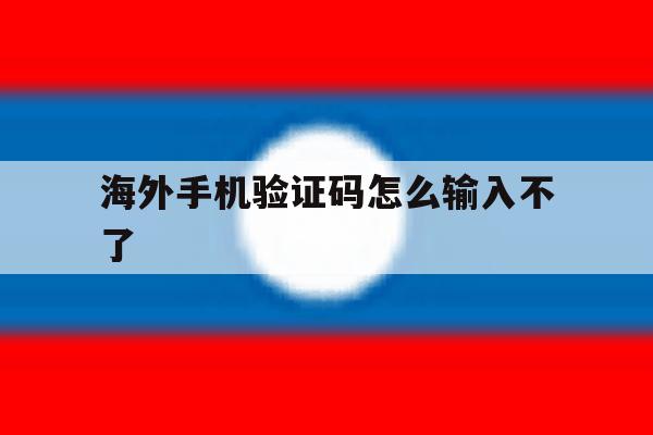 海外手机验证码怎么输入不了 海外手机验证码怎么输入不了